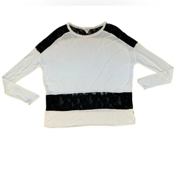 Aritzia Wilfred Top Intricate Lace Long sleeve Casual Basic Cream Size XS - Picture 12 of 12